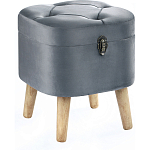 Пуф Leather with a snap варинант исполнения - 1 | Loft Concept в Челябинске