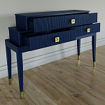 Премиальная Консоль с тремя ящиками Elsa Dreams Blue варинант исполнения - 2 | Loft Concept в Челябинске