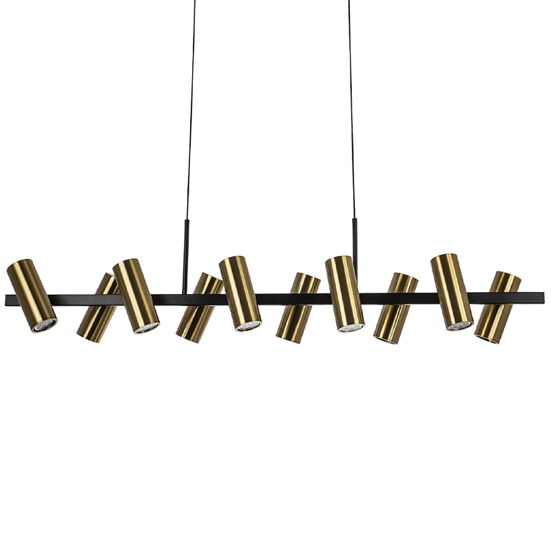 Линейный светильник Daviau Linear Light 10 Латунь Черный Линейный светильник Daviau Linear Light 10 Латунь Черный в Челябинске | Loft Concept