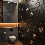 Гипсовая 3D панель с принтографией PM-41 варинант исполнения - 2 | Loft Concept в Челябинске