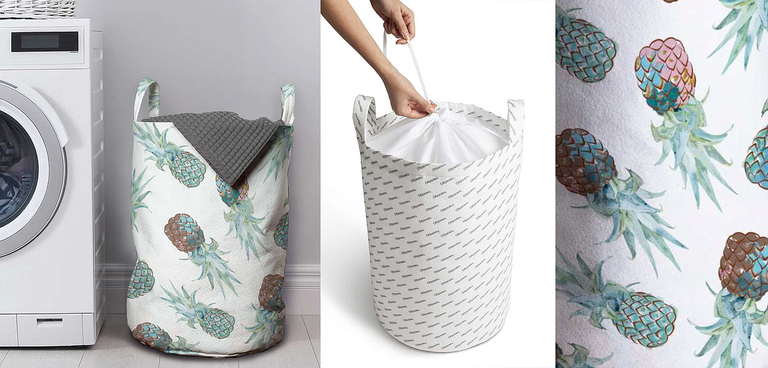 Корзина Pineapple Pattern Basket Корзина Pineapple Pattern Basket - Loft-Concept в Челябинске