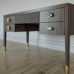 Письменный стол с 4-мя ящиками Elsa Dreams Walnut варинант исполнения - 4 | Loft Concept в Челябинске