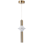 Подвесной светильник Toussaint Metal Tube Brass Hanging Lamp варинант исполнения - 2 | Loft Concept в Челябинске