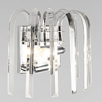 Бра цвета никель с изогнутыми хрустальными элементами Radiant Ribbons варинант исполнения - 4 | Loft Concept в Челябинске