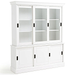 Витрина из массива сосны Cobbett White Wood Showcase варинант исполнения - 3 | Loft Concept в Челябинске