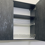 Угловой кухонный гарнитур Жемчужный белый Серый Clarke Kitchen Set White Grey варинант исполнения - 10 | Loft Concept в Челябинске