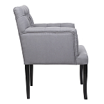 Кресло Addison Chic Armchair grey flax варинант исполнения - 2 | Loft Concept в Челябинске