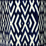 Ваза с крышкой и графическим узором в сине-белых цветах Blue & White Ornament  варинант исполнения - 3 | Loft Concept в Челябинске
