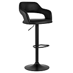 Барный стул черного цвета Strohach варинант исполнения - 1 | Loft Concept в Челябинске