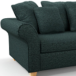 Мебельная ткань Шенилл темно-зеленый цвет 138 см T4-39 варинант исполнения - 5 | Loft Concept в Челябинске