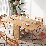 Обеденный стол раскладной из дерева Astiс Table варинант исполнения - 3 | Loft Concept в Челябинске