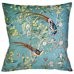 Подушка декоративная с изображением птиц в саду Chinoiserie Birds in a Tree Cushion варинант исполнения - 1 | Loft Concept в Челябинске