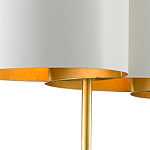 Люстра прямоугольная с белыми цилиндрическими абажурами White Ribbon варинант исполнения - 4 | Loft Concept в Челябинске