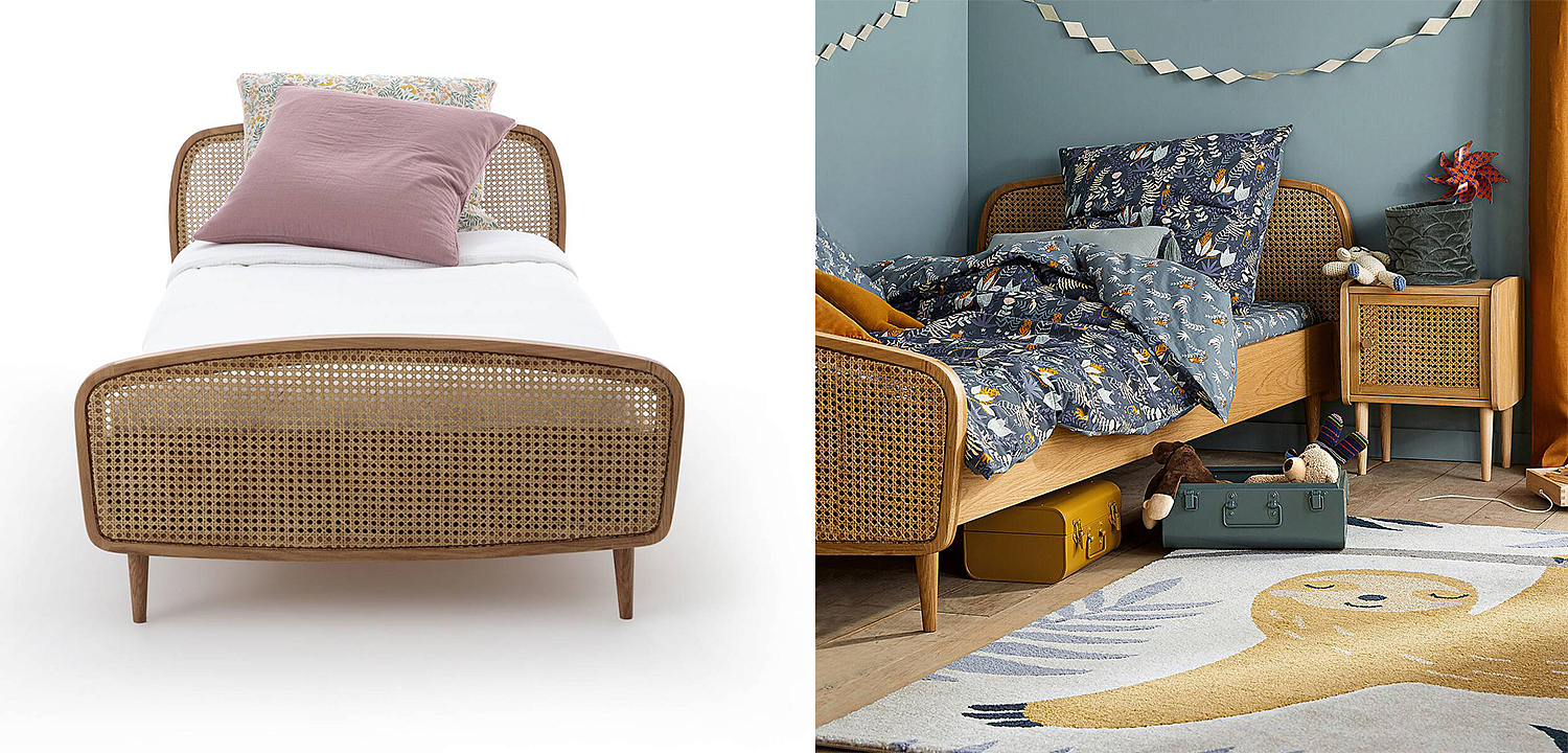 Кровать Morten Wicker Bed Кровать Morten Wicker Bed - Loft-Concept в Челябинске