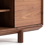 ТВ-тумба из массива ореха Robinett Wooden TV Stand варинант исполнения - 5 | Loft Concept в Челябинске