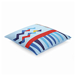 Подушка декоративная из хлопка по мотивам нанайских орнаментов Ural and Siberian Patterns варинант исполнения - 1 | Loft Concept в Челябинске