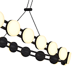 Люстра овальная с круглыми светодиодными источниками света Maxine Light варинант исполнения - 13 | Loft Concept в Челябинске