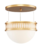 Подвесной светильник с фактурным золотым каркасом Exceptional Classic Design варинант исполнения - 3 | Loft Concept в Челябинске