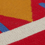 Плед хлопковый по мотивам чувашских орнаментов Ural and Siberian Patterns варинант исполнения - 4 | Loft Concept в Челябинске