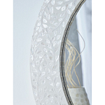 Зеркало круглое инкрустированное раковинами устриц Bone Inlay Dome Mirror White варинант исполнения - 4 | Loft Concept в Челябинске