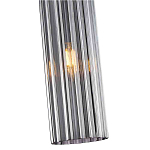 Подвесной светильник с рифленым стеклянным плафоном цилиндрической формы ARTICOLO варинант исполнения - 3 | Loft Concept в Челябинске