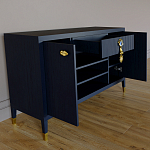 Комод-буфет Elsa Dreams Blue с открытыми полками   варинант исполнения - 6 | Loft Concept в Челябинске