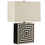 Настольная лампа с квадратным основанием и прямоугольным абажуром Neat Lines варинант исполнения - 4 | Loft Concept в Челябинске