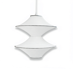 Подвесной вязаный белый светильник «Звезда Востока 02»