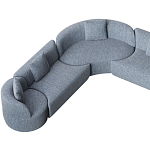 Угловой модульный диван Calypso с поворотным механизмом  варинант исполнения - 8 | Loft Concept в Челябинске