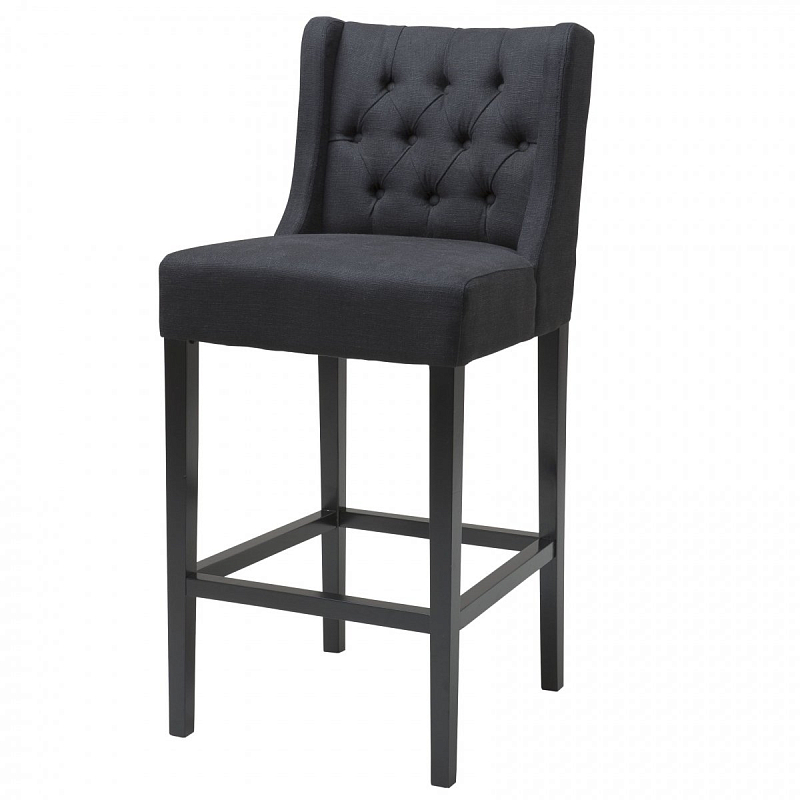 Барный стул Eichholtz Bar Stool Lancaster Черный Барный стул Eichholtz Bar Stool Lancaster Черный в Челябинске | Loft Concept