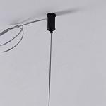 Люстра подвесная светодиодная черный металл Ring Horizontal варинант исполнения - 7 | Loft Concept в Челябинске