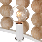 Люстра в форме цилиндра с вставками из деревянных бусин Wooden Beads варинант исполнения - 4 | Loft Concept в Челябинске