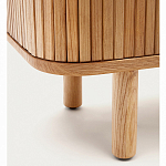 Буфет из ясеневого шпона с открытыми полками и 2-мя раздвижными дверями Toinette варинант исполнения - 4 | Loft Concept в Челябинске