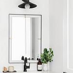 Зеркало прямоугольное в черной раме Gwendelyn варинант исполнения - 3 | Loft Concept в Челябинске