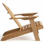 Уличное кресло из массива акации Adirondack Wooden Chair Natural варинант исполнения - 4 | Loft Concept в Челябинске