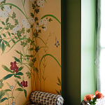 Обои ручная роспись Four Seasons Original colourway on painted Xuan paper with gold ombre варинант исполнения - 2 | Loft Concept в Челябинске