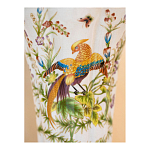 Ваза из фарфора с бронзовой стрекозой  Paradise Dragonfly варинант исполнения - 8 | Loft Concept в Челябинске