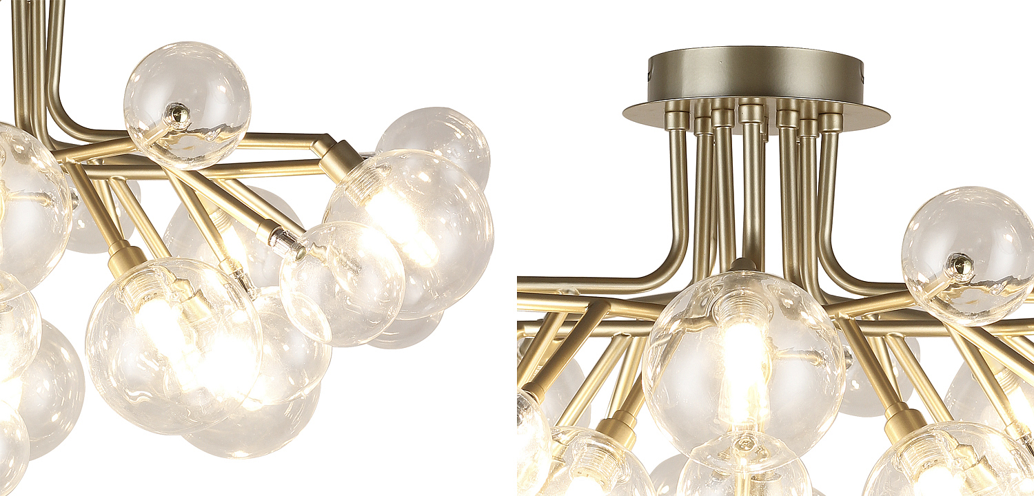 Люстра Berries Chandelier Flower clear 10 Люстра Berries Chandelier Flower clear 10 - Loft-Concept в Челябинске