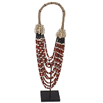 Этническое длинное ожерелье из бус и ракушек Aboriginal Long Necklace варинант исполнения - 1 | Loft Concept в Челябинске