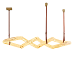 Люстра подвесная с фигурным светодиодным плафоном Calcite Figural Light варинант исполнения - 3 | Loft Concept в Челябинске