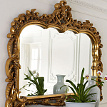 Зеркало настенное в ажурной раме в стиле барокко Ornate Ornaments варинант исполнения - 1 | Loft Concept в Челябинске