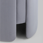 Пуф Alice Poof Grey Серый велюр варинант исполнения - 3 | Loft Concept в Челябинске