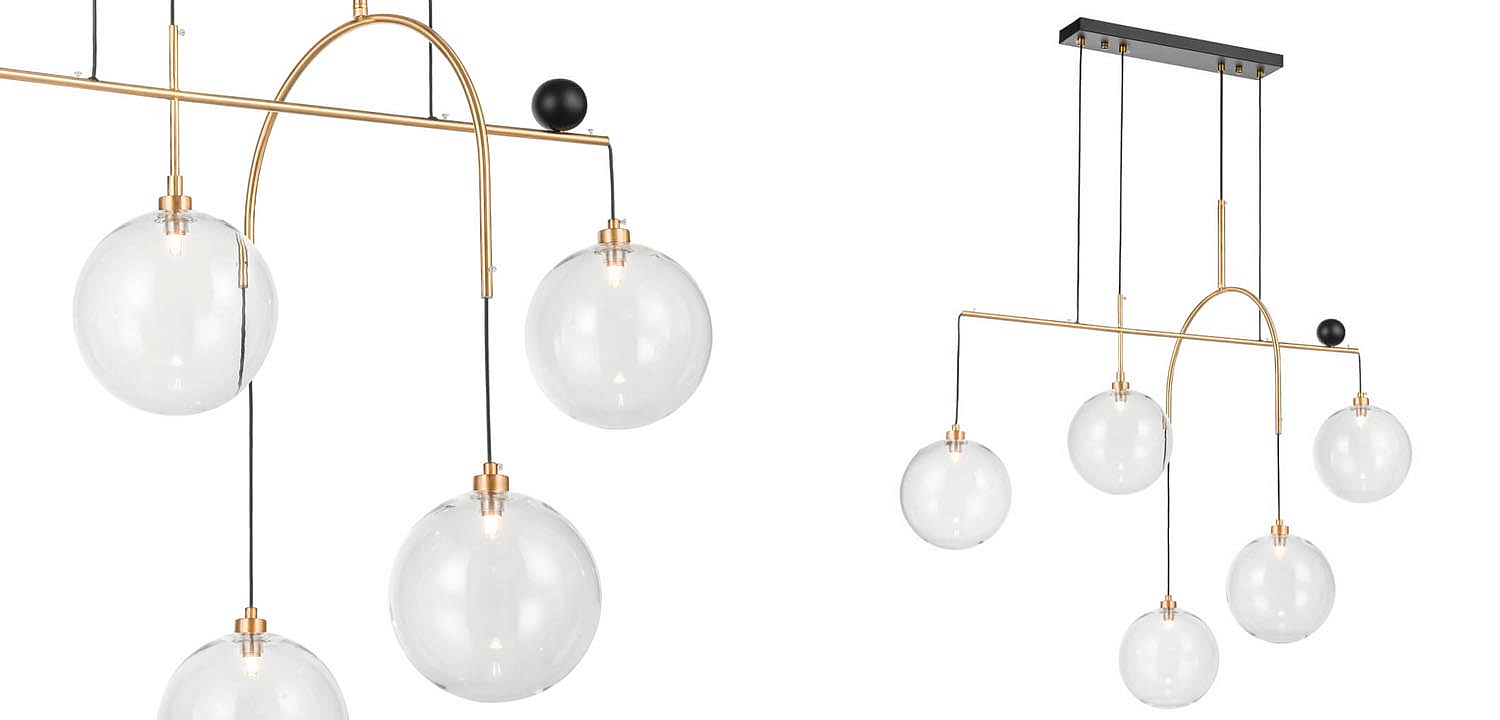 Люстра Five Hanging Balls Chandelier Люстра Five Hanging Balls Chandelier - Loft-Concept в Челябинске