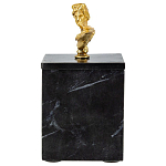 Мраморная шкатулка с бюстом из металла KELLY WEARSTLER варинант исполнения - 3 | Loft Concept в Челябинске