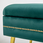 Мягкая банкетка с зоной для хранения Casket Green варинант исполнения - 2 | Loft Concept в Челябинске