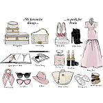 Megan Hess Paris: Through a Fashion Eye варинант исполнения - 3 | Loft Concept в Челябинске