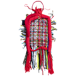 Настенный ковер разноцветный из одежды Heart варинант исполнения - 1 | Loft Concept в Челябинске