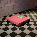 Дизайнерский кофейный стол на круглых ножках Poltronova T02 Pink Coffee Table варинант исполнения - 5 | Loft Concept в Челябинске