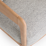 Кресло с каркасом из массива ясеня Deniaud Ash Grey Armchair варинант исполнения - 5 | Loft Concept в Челябинске