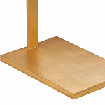 Торшер с прямоугольным абажуром на золотом металлическом каркасе Rectangular Plane  варинант исполнения - 3 | Loft Concept в Челябинске